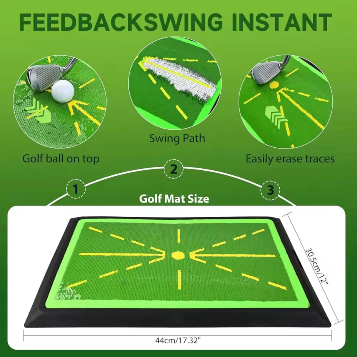 ParLine Mat- Swing Path Golf Aid