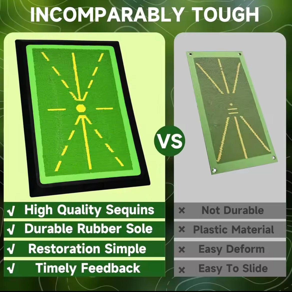 ParLine Mat- Swing Path Golf Aid